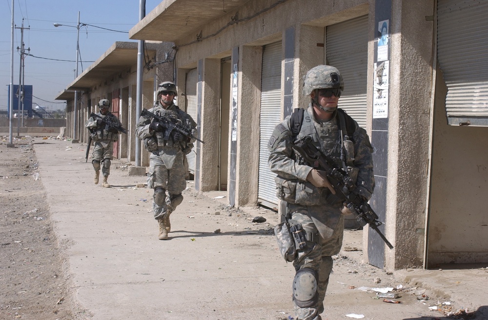 9th Iraqi Army Division on Security Patrol