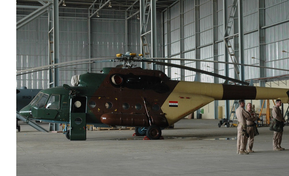 Iraqi Air Force taking flight, performing daily surveillance and cargo miss