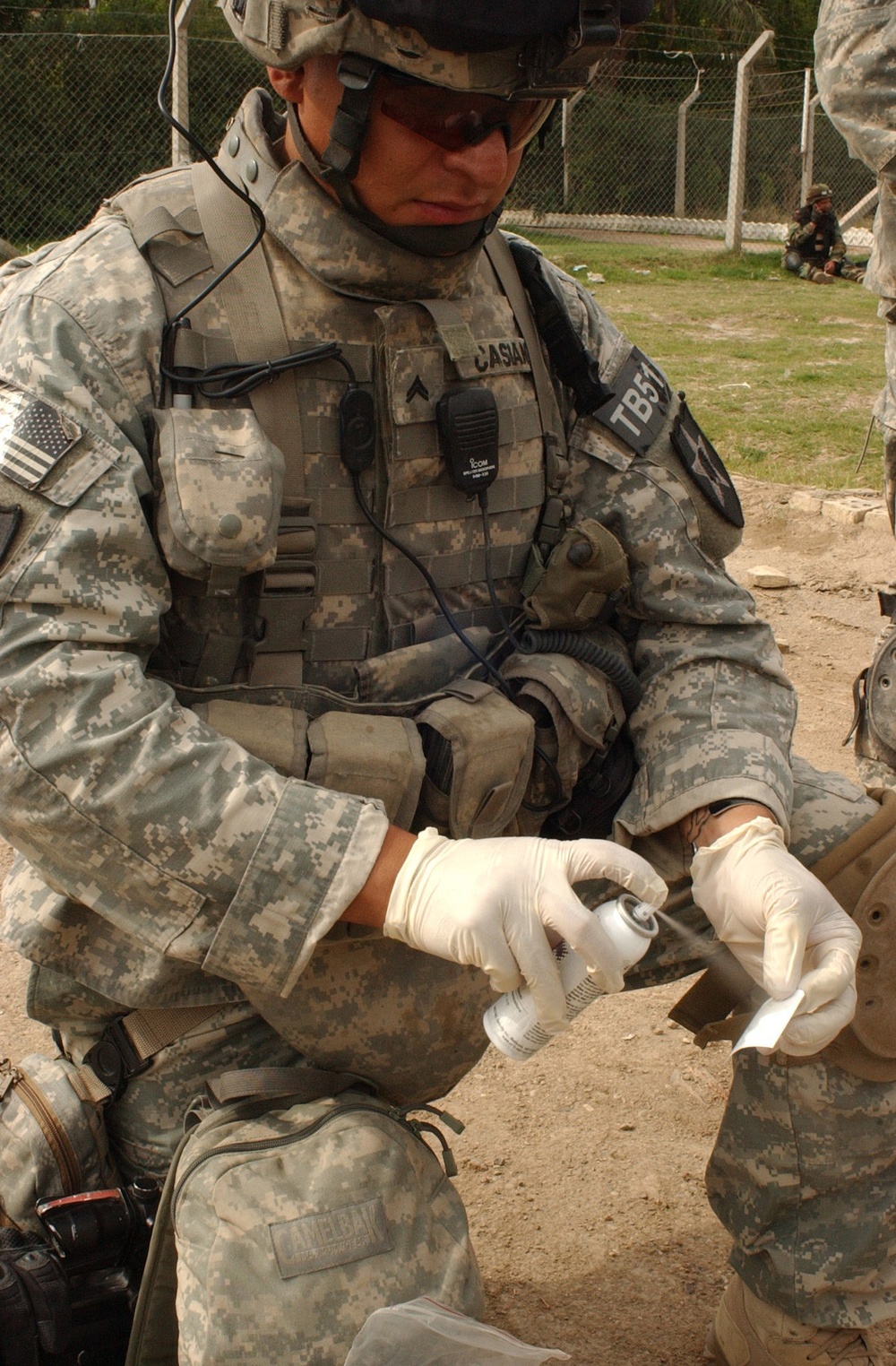 Checking for IED residue