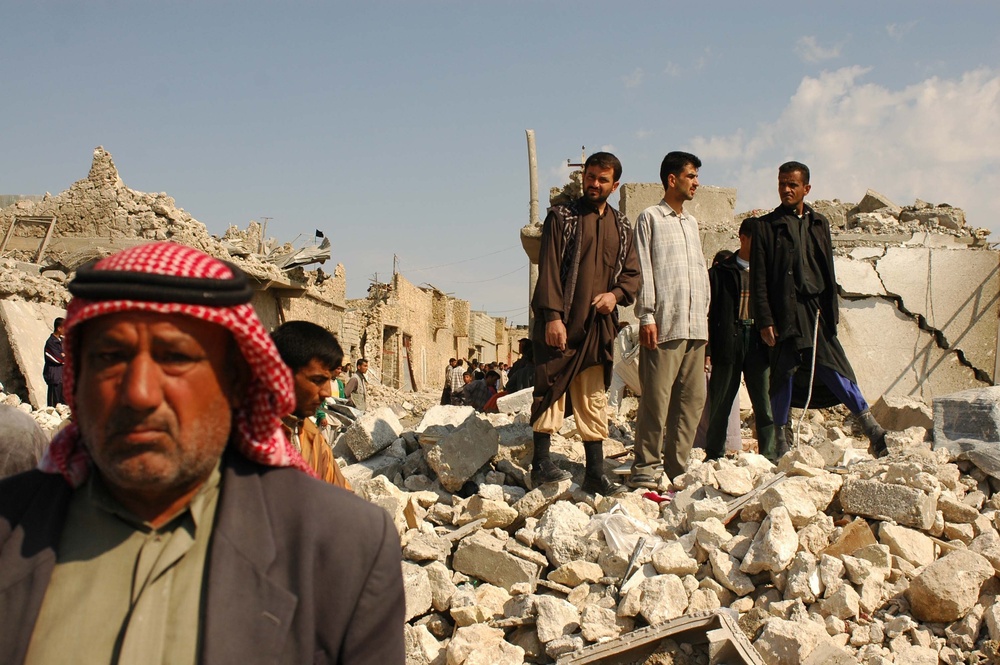 Recovering from a blast in Tal Afar