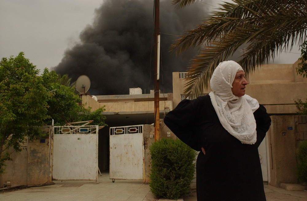 U.S., Iraqi troops cordon and search Ghazaliya