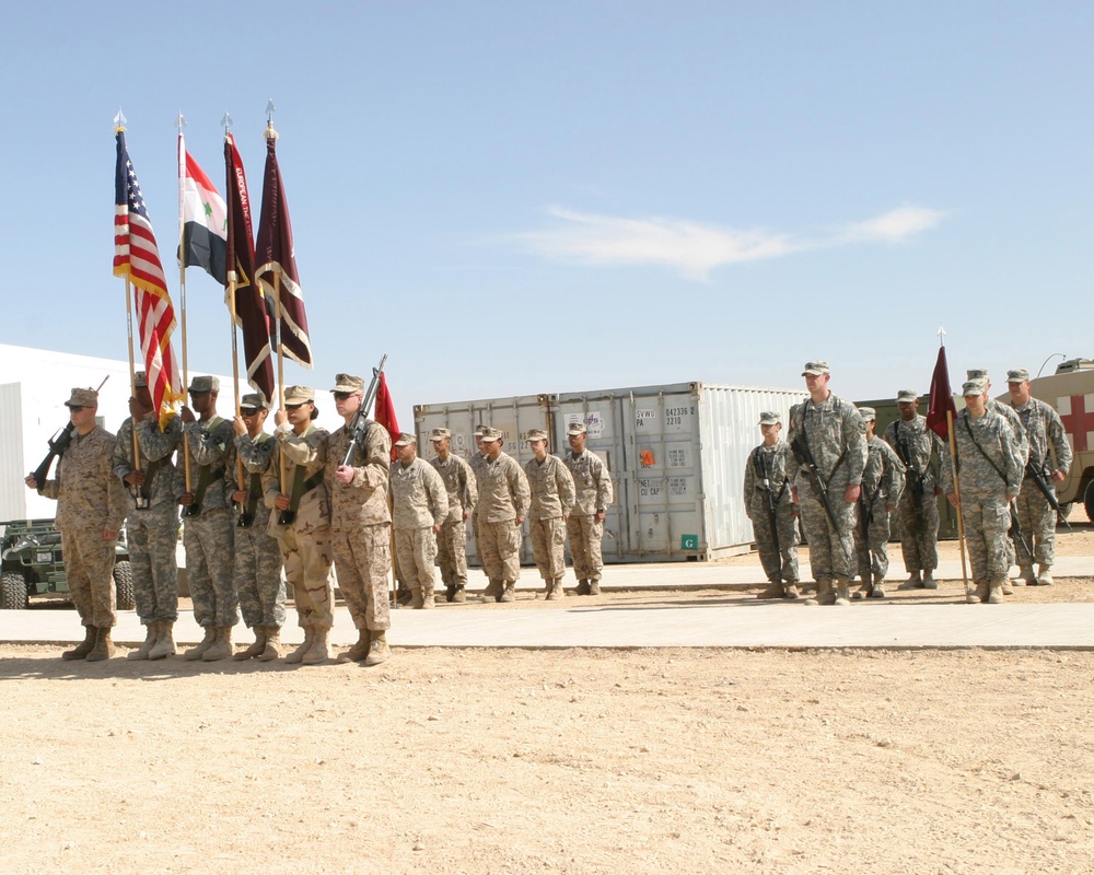 Ribbon cutting held at Al Asad for hospital