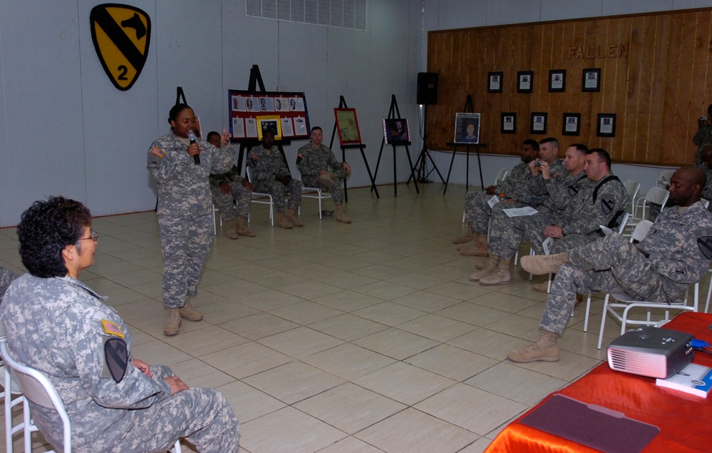 2nd Brigade Special Troops Battalion observes women?s history month