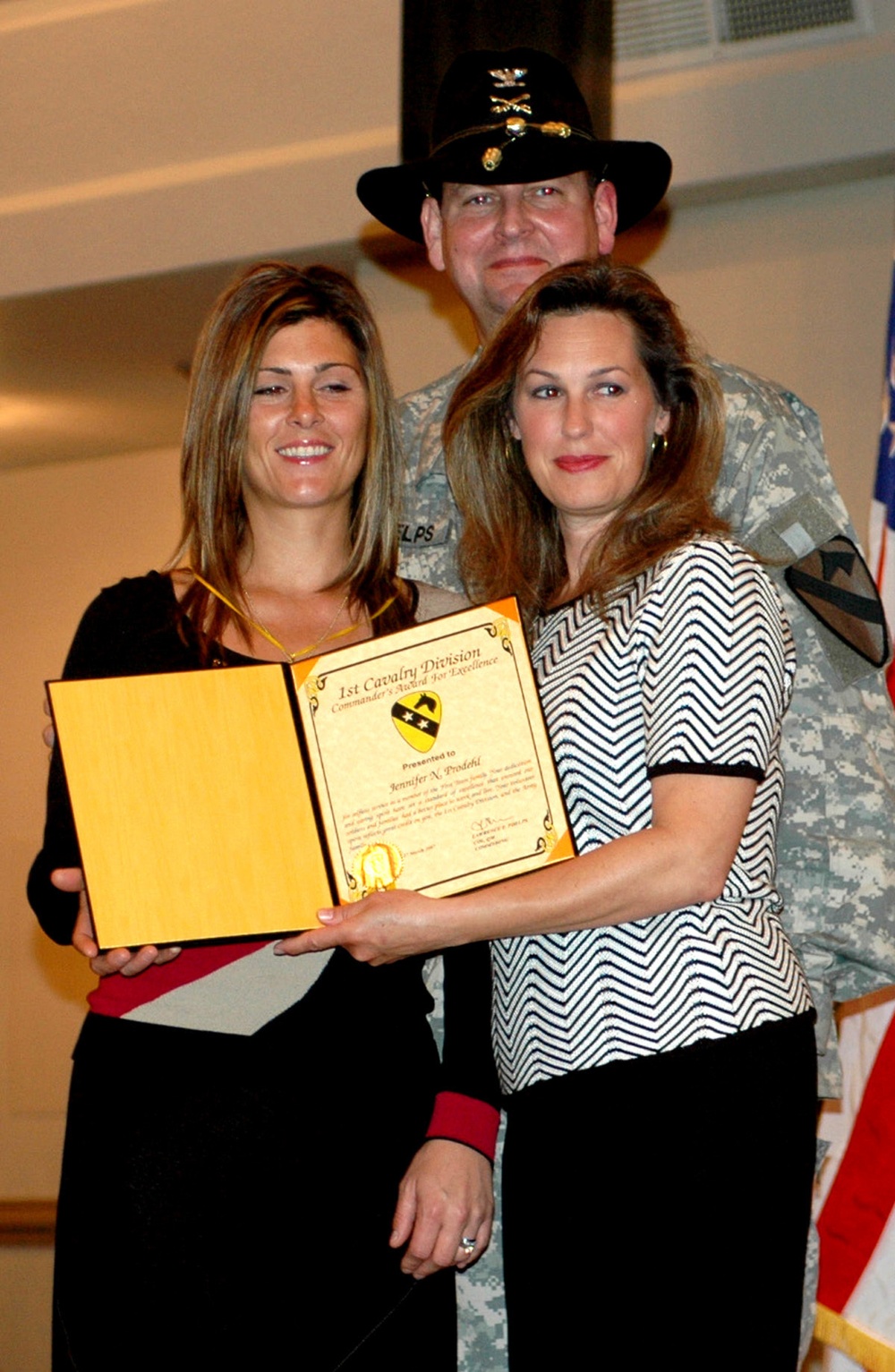 First Team Soldiers, Volunteers Recognized