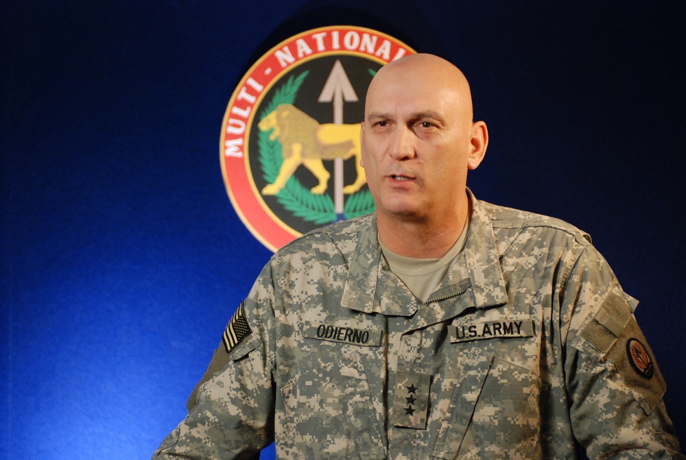 Odierno Outlines Surge Progress