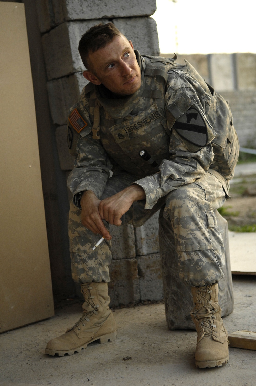 6th Squadron, 9th U.S. Cavalry Soldiers patrol, build in Shakarat