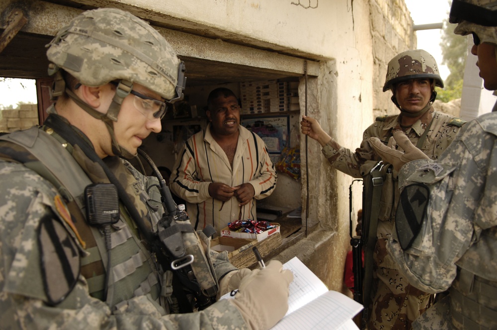 6th Squadron, 9th U.S. Cavalry Soldiers patrol, build in Shakarat