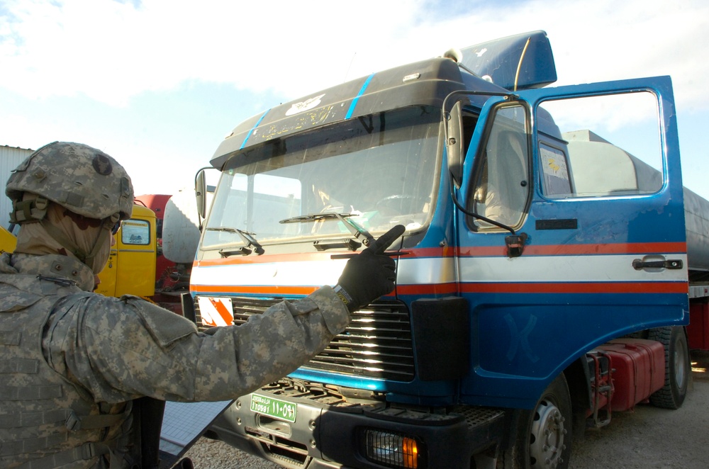 Inspection team prevents truck breakdowns