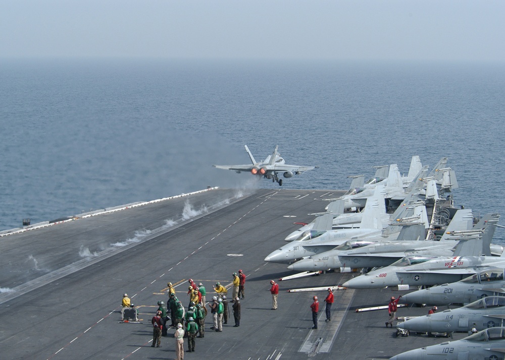 USS Dwight D. Eisenhower on Maritime Security Operations