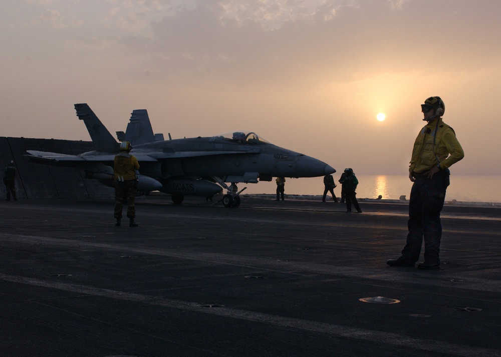 USS Dwight D. Eisenhower on Maritime Security Operations