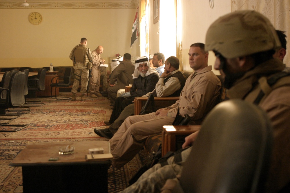 Fallujah City Council Meeting