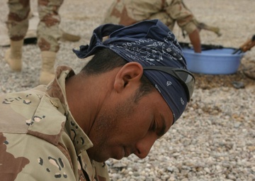 Iraqi soldiers train at Iraqi Army School of Infantry