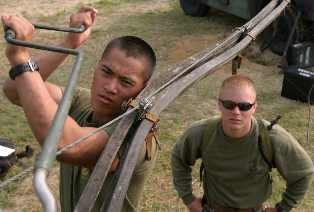 7th Communications Bn. Marines get back to basics, refresh job skills