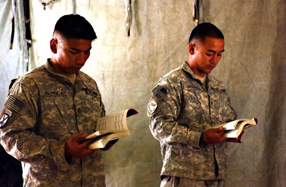Have Easter, will travel: Spartan chaplains deliver special services to for