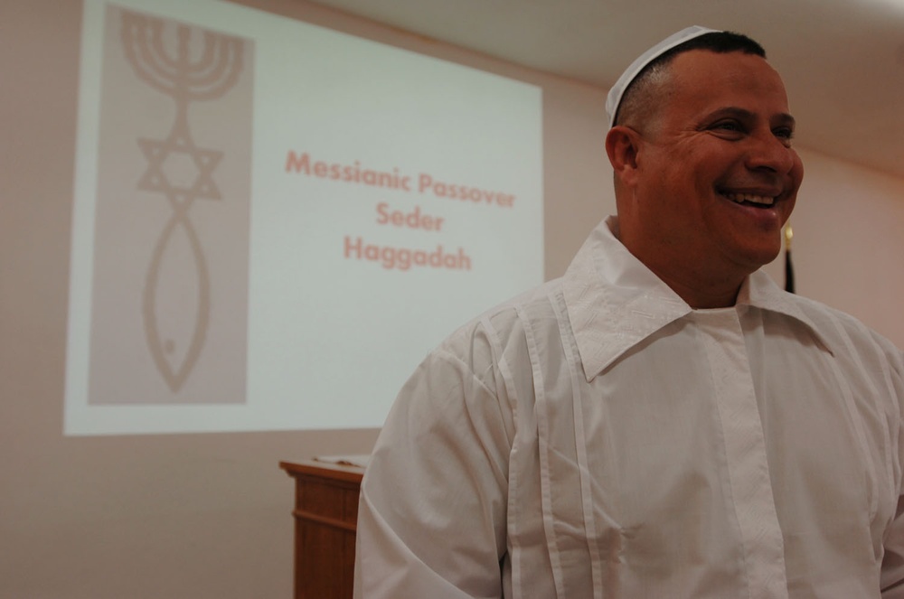 Messianic Jewish Chaplain shares Passover Seder with Everyone