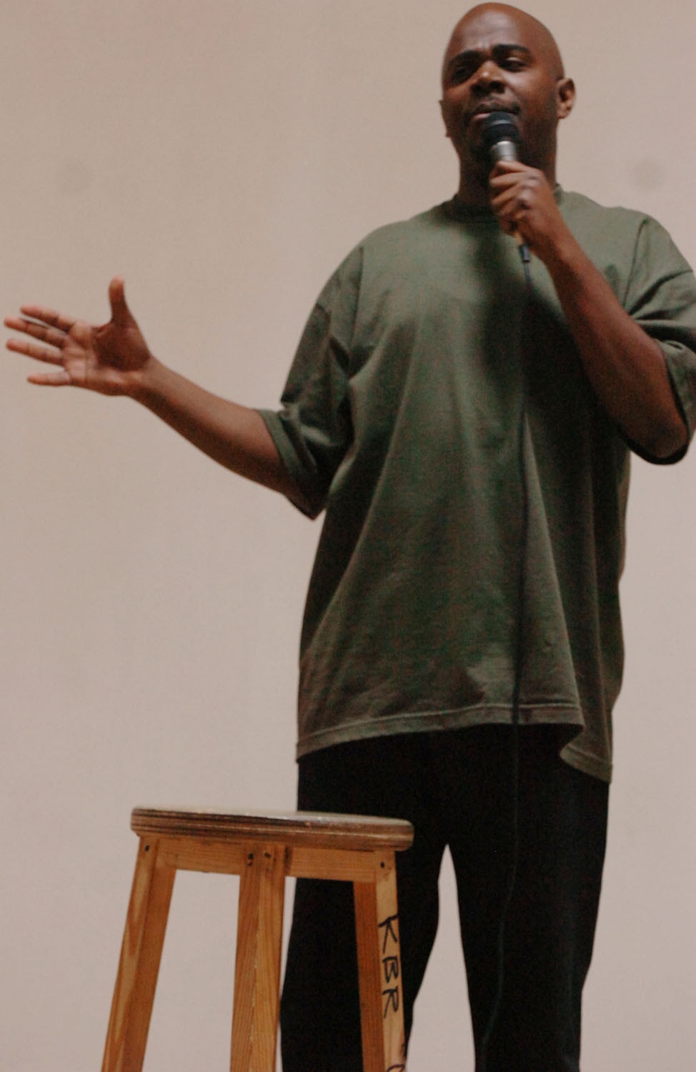 'Grey Wolf' entertained by Three Wild Comedians