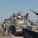 Iraqi tankers take on their first mounted patrol outside the wire