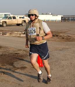 Boston Marathon run on Camp Taji
