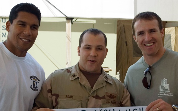 New Orleans Saints QB Drew Brees headlines NFL players visit to Kuwait