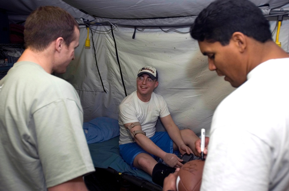 New Orleans Saints QB Drew Brees Headlines NFL Players Visit to Kuwait