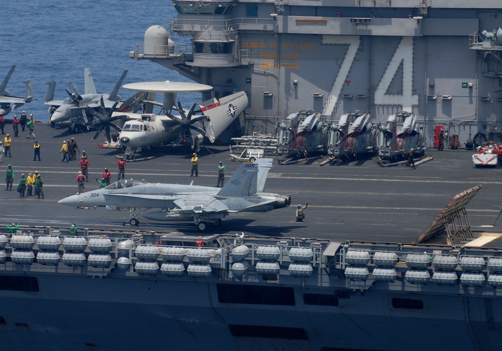 USS John C. Stennis on Maritime Security Operations