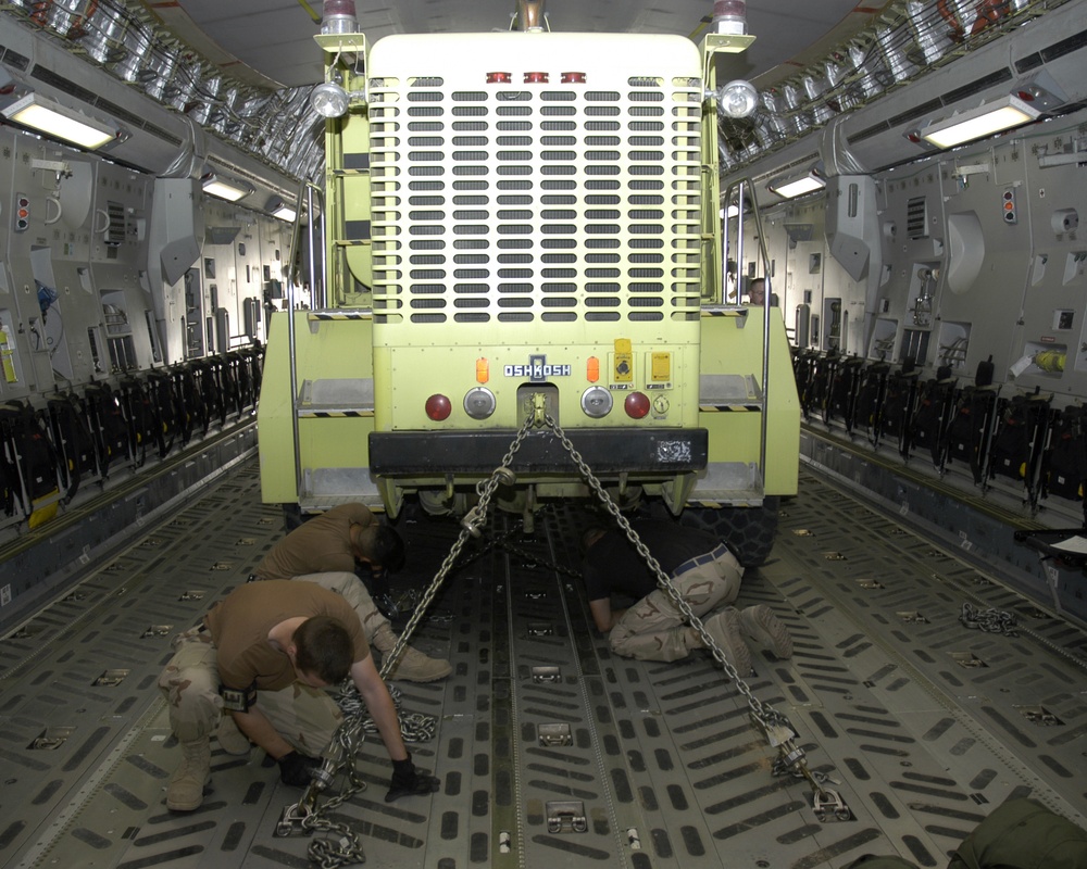 American city donates fire trucks, Navy and Air Force delivers