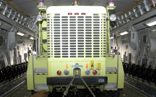 American city donates fire trucks, Navy and Air Force delivers