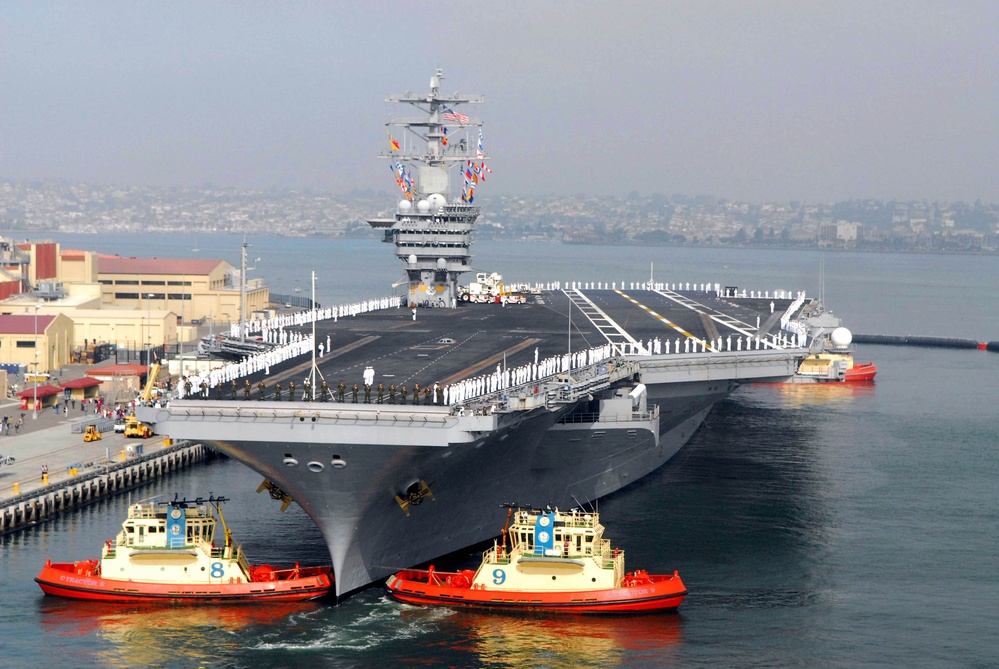 Nimitz departs for Persian Gulf
