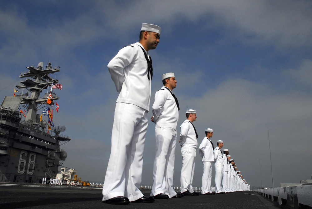 USS Nimitz departs for Persian Gulf