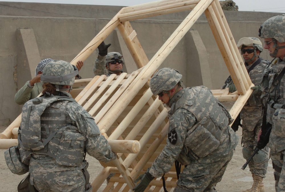 Red Lion Battalion assists with re-opening of secondary school
