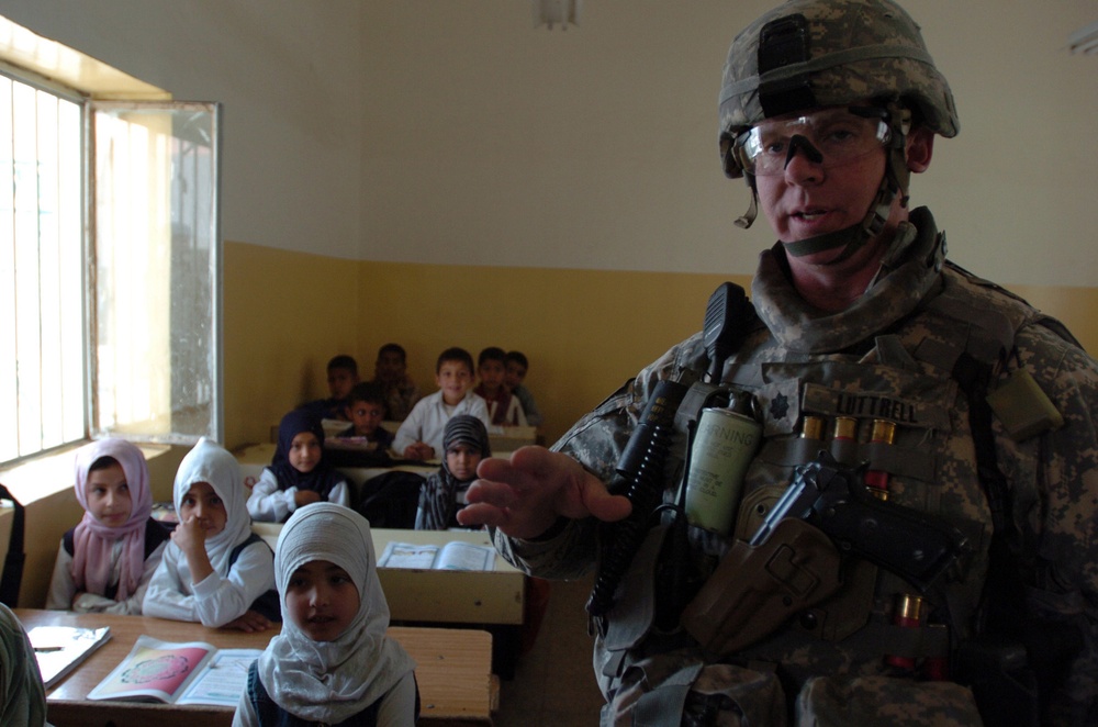 Kentucky Army National Guardsmen making difference at Al Rasul school