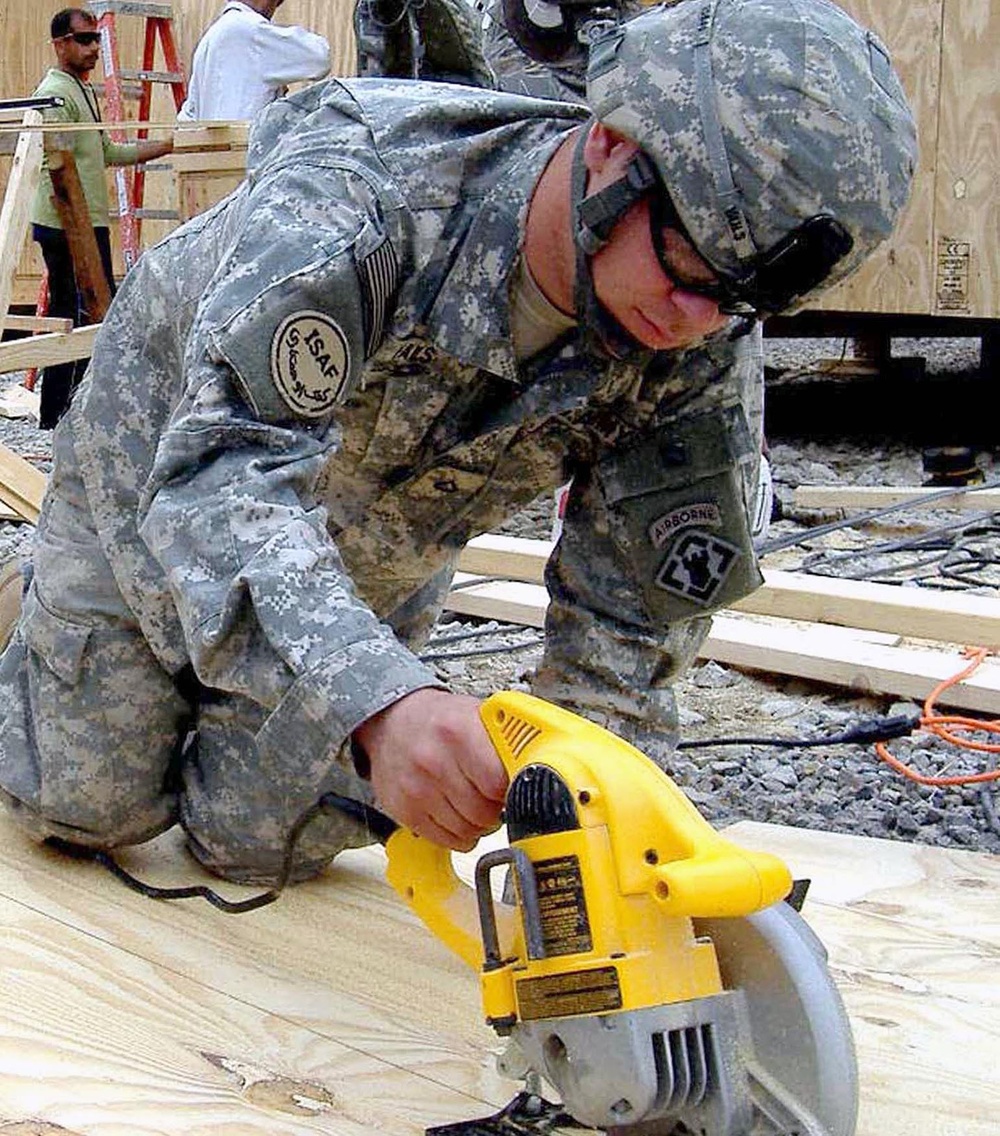 Engineers add new aid station to airfield