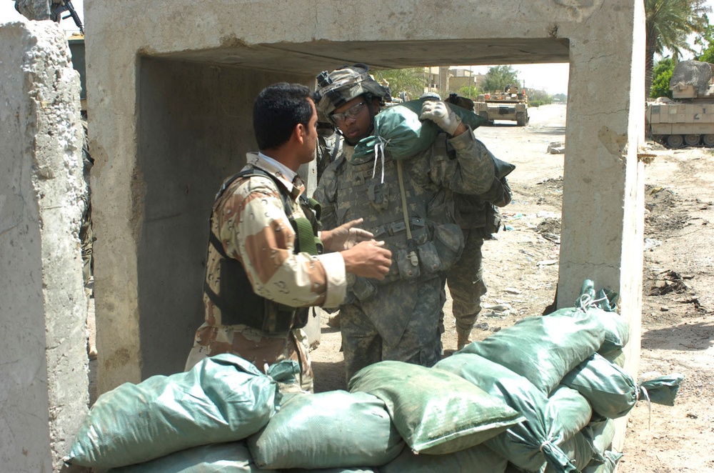 Cavalry Troops' efforts help calm southern Ghazaliya violence