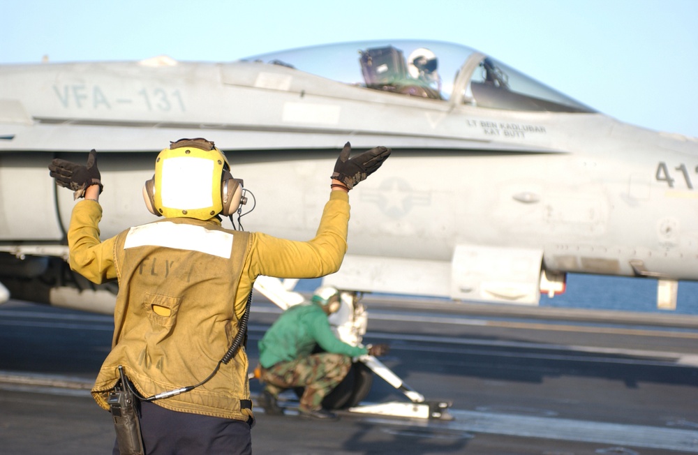 USS Eisenhower Sailors Conduct Maritime Security Operations