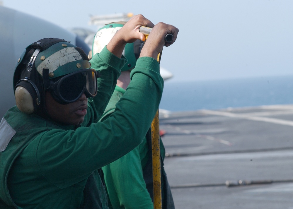 USS Eisenhower Sailors Conduct Maritime Security Operations