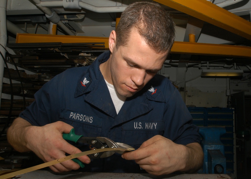 USS Eisenhower Sailors Conduct Maritime Security Operations