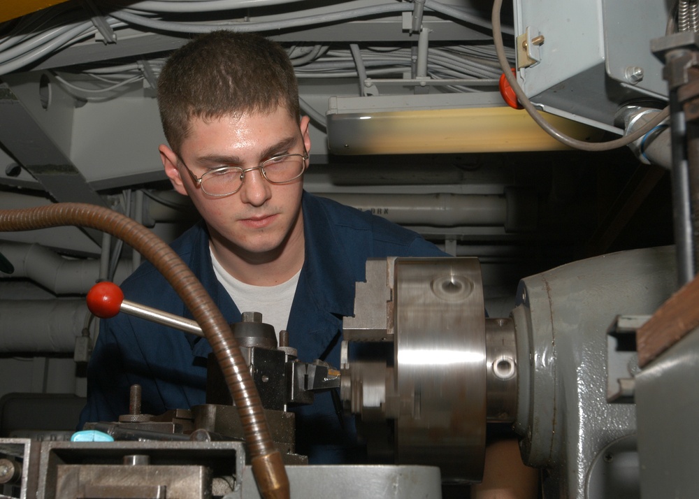 USS Eisenhower Sailors Conduct Maritime Security Operations