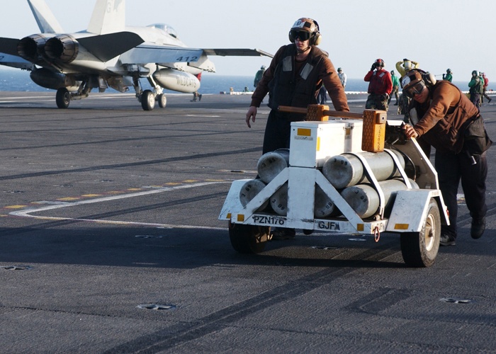 USS Eisenhower Sailors Conduct Maritime Security Operations