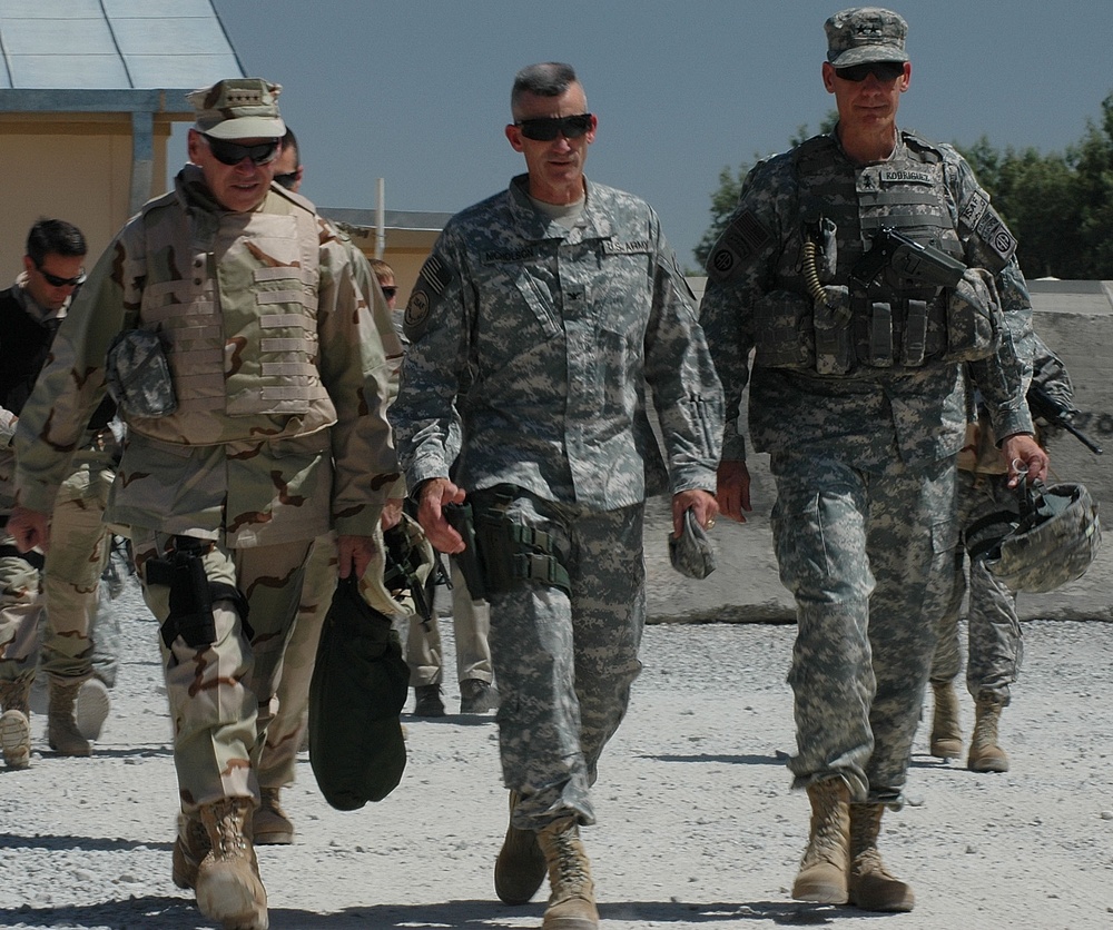 CENTCOM commander tours 'Area of Operation Spartan'