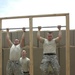 Soldiers build gyms down-range to stay in shape