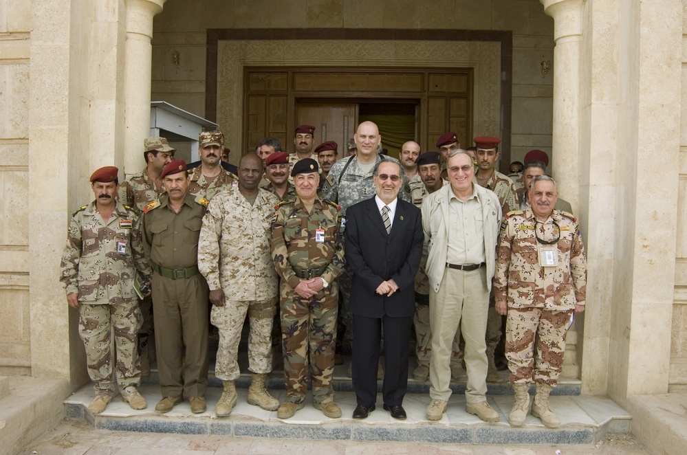 Al Anbar security conference at Camp Blue Diamond.