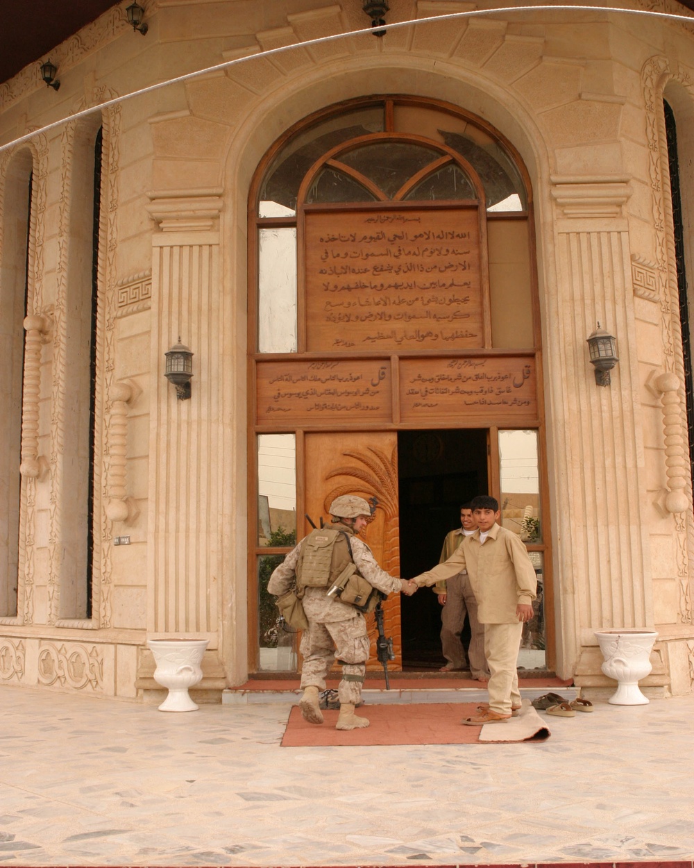 Echo Company 2/5 Marines conduct Presence patrol in Al Hawz