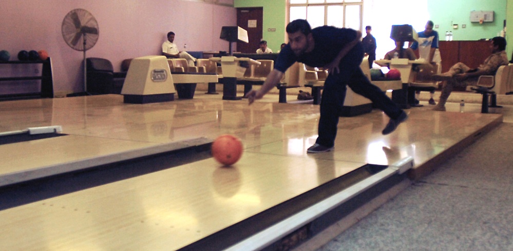 Bowling alley near Camp Patriot unites servicemembers from different nation