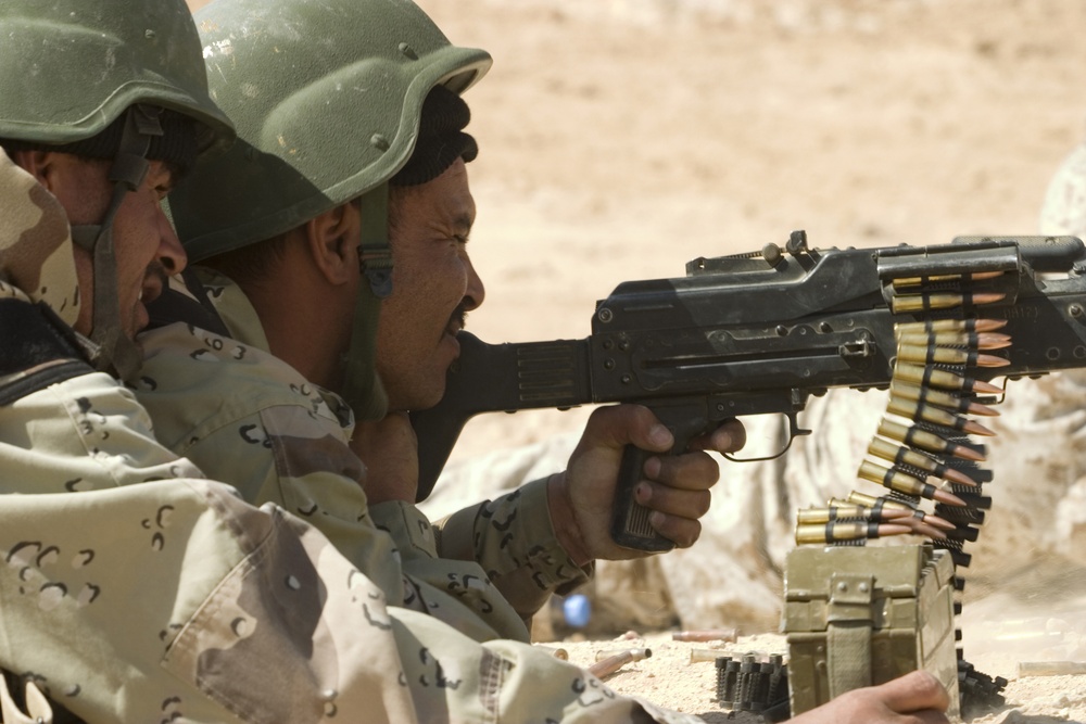 Ready to fire at Camp Yassir