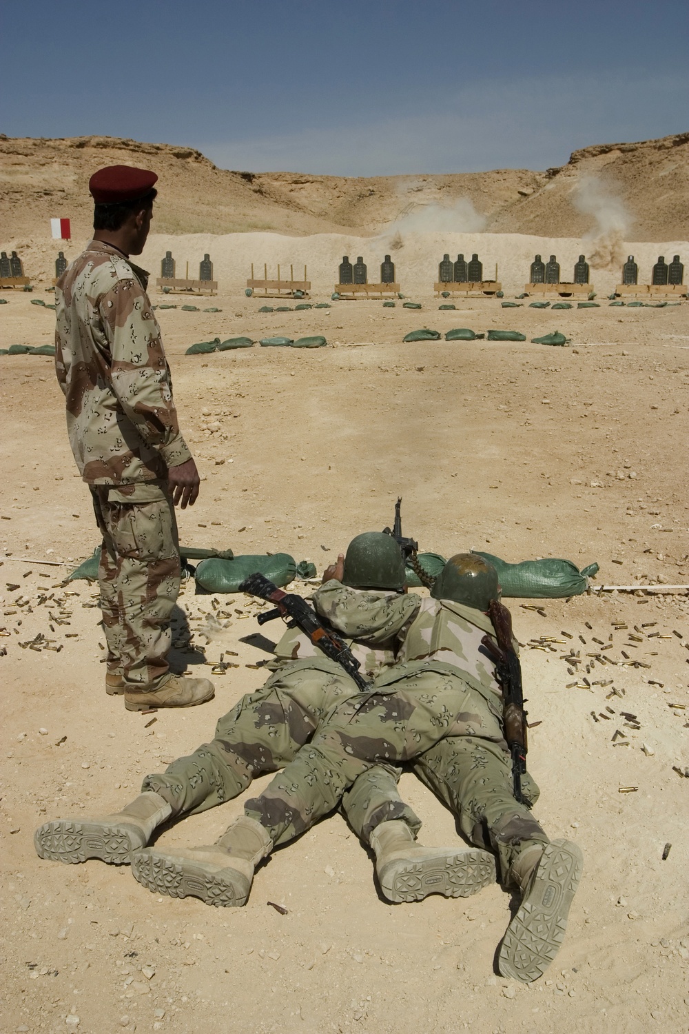 Ready to fire at Camp Yassir