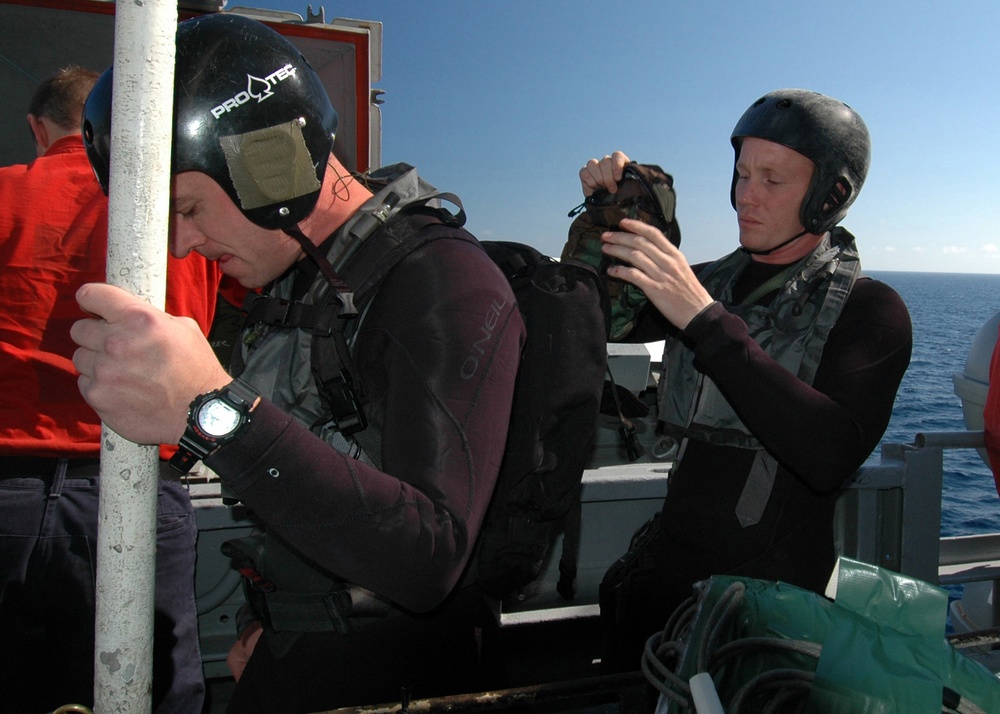 Prepping for mission