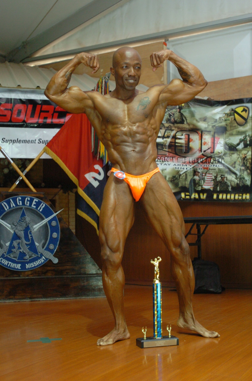 Bodybuilding in Baghdad earns Soldier pro card