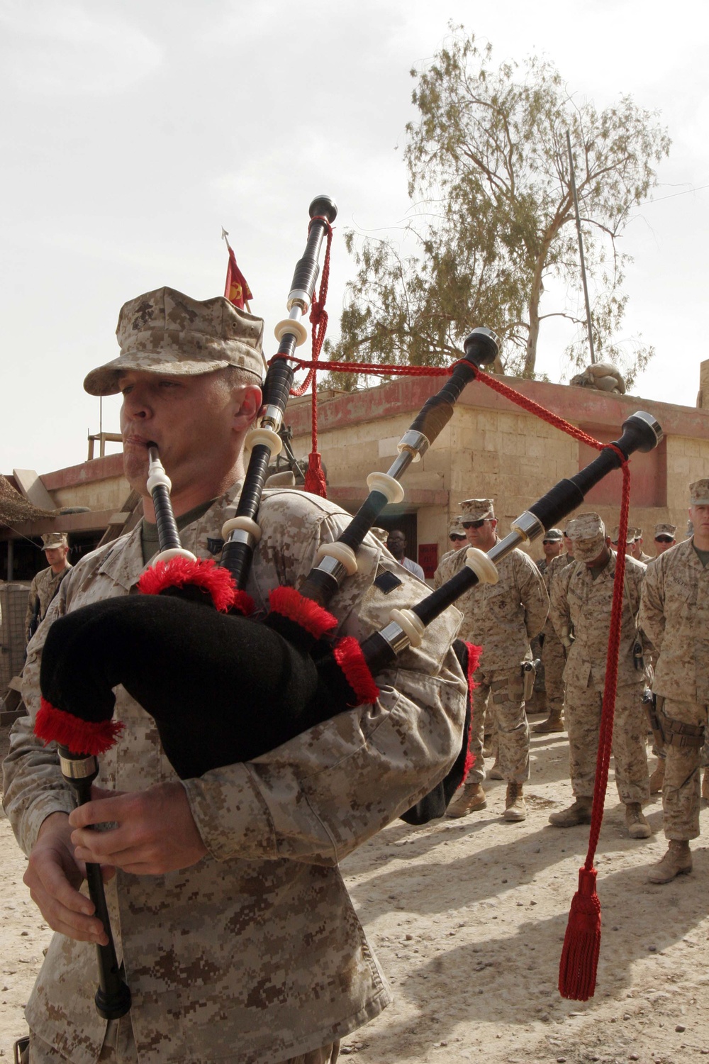 Memorial held for fallen Marines at Camp Taqaddum