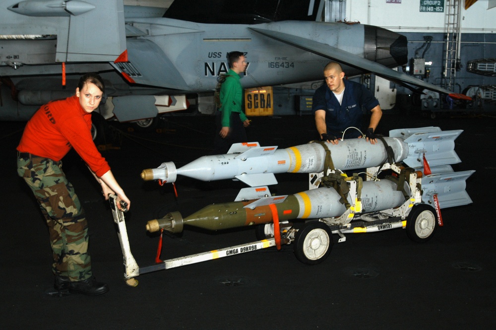 Flight ops on the USS Nimitz