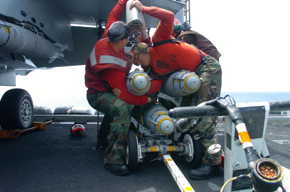 Flight ops on the USS Nimitz